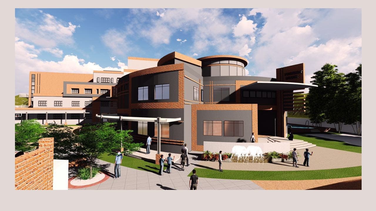 SKANS Schools network showing various campus buildings